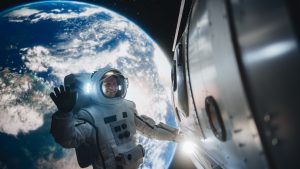 Kuvituskuva astronautista